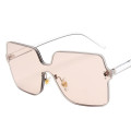 2020 new arrivals rimless Overall lens retro fashion shades custom designer luxury plastic sunglasses women men 79811